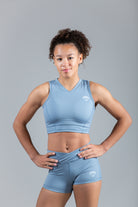Soft Blue Sports Top