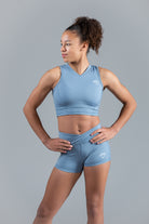 Soft Blue Sports Top