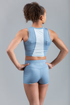 Soft Blue Sports Top