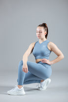 Soft Blue Sports Top