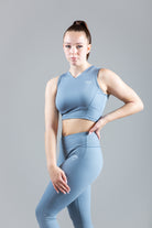 Soft Blue Sports Top