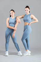 Soft Blue Sports Leggings