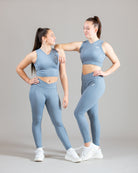 Soft Blue Sports Leggings