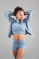 Soft Blue Sports Jacket