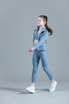 Soft Blue Sports Leggings