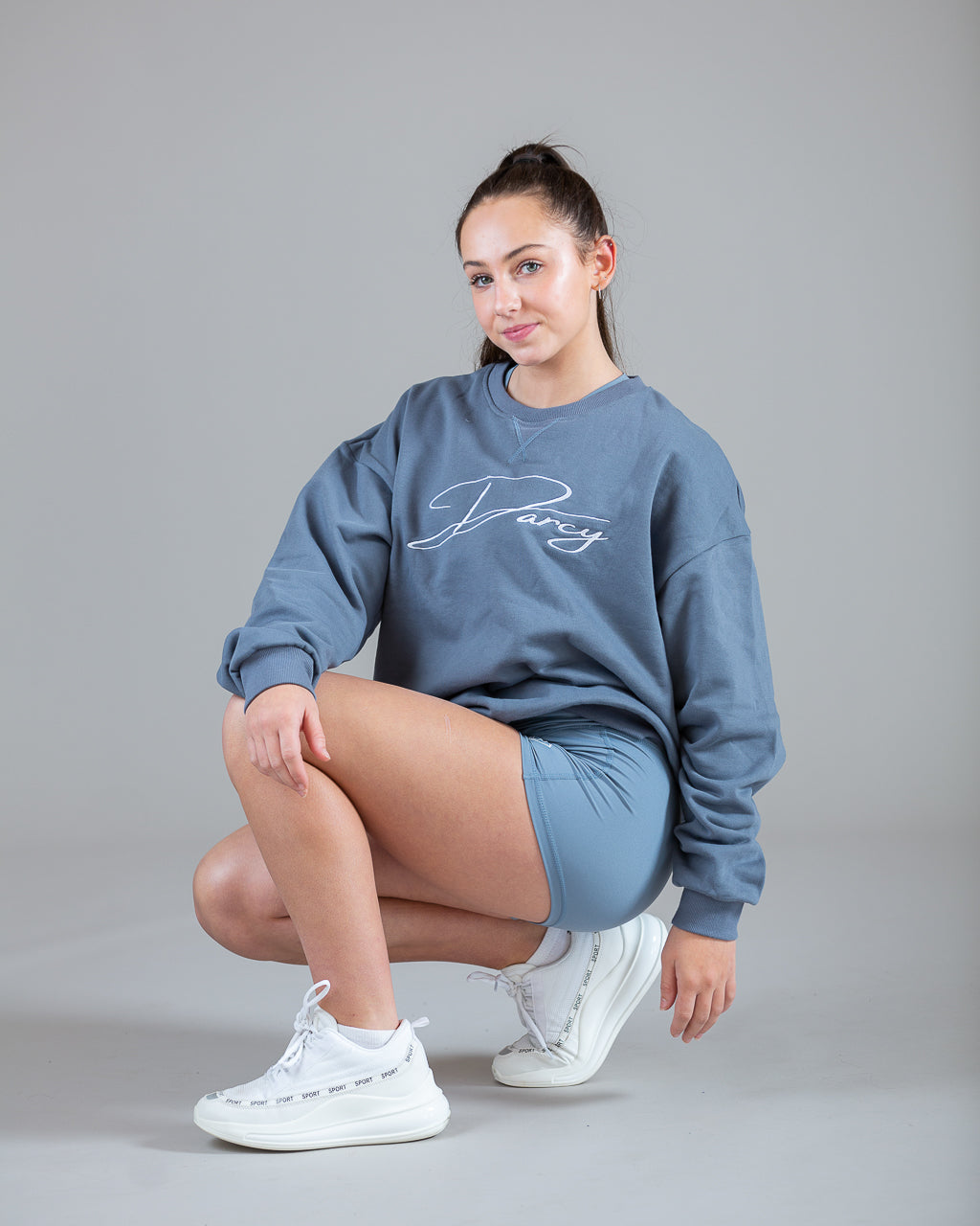 Soft Blue Over-Sized Sweater