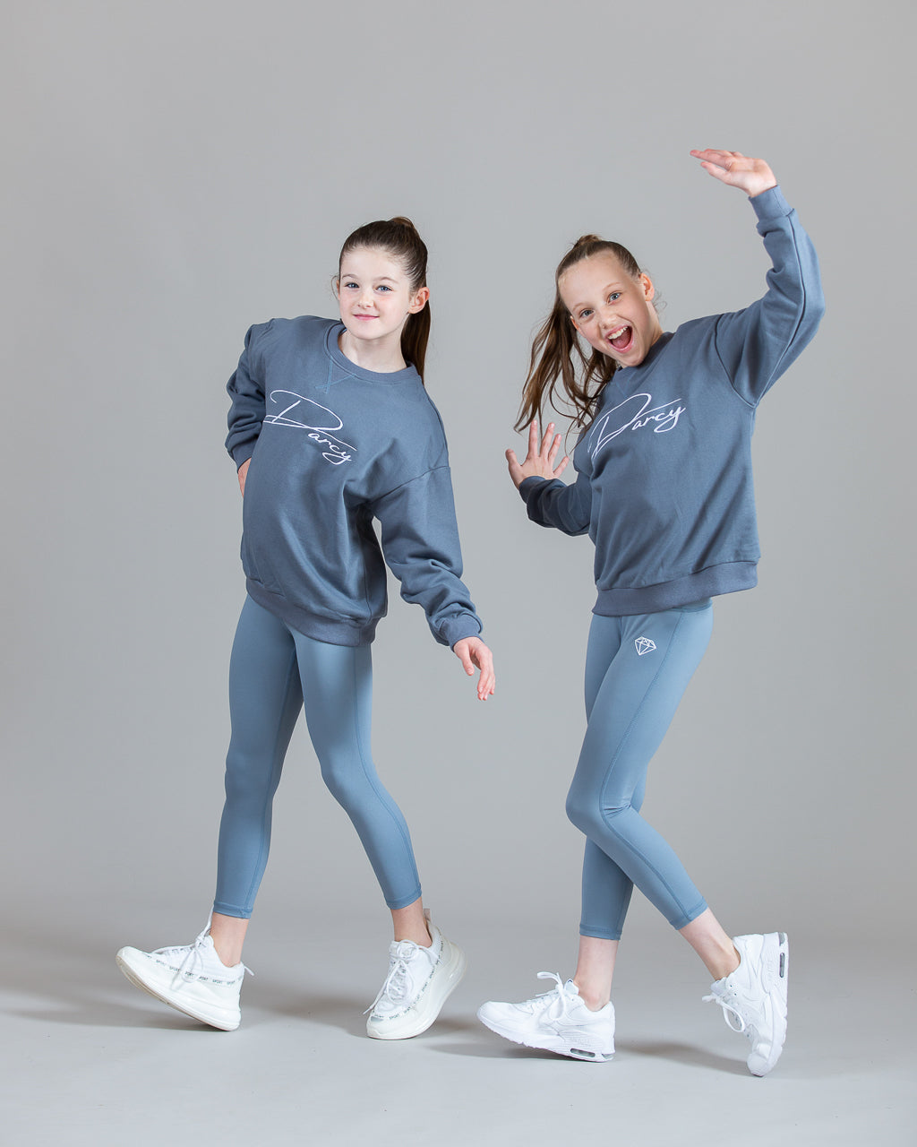 Soft Blue Sports Leggings