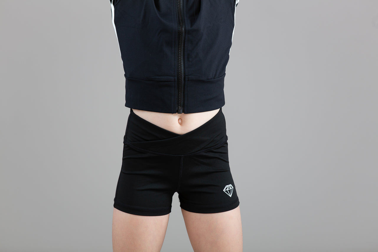 Ebony Sports Mesh Shorts - Black